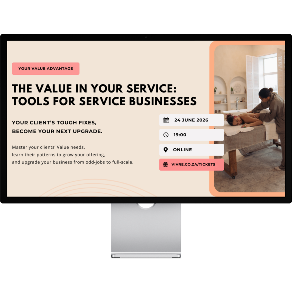 The Value in Your Service: Tools for Service Businesses